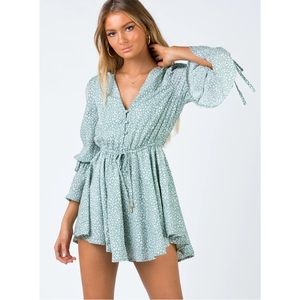 COPY - Princess Polly Cierra Leopard Romper, Size 2